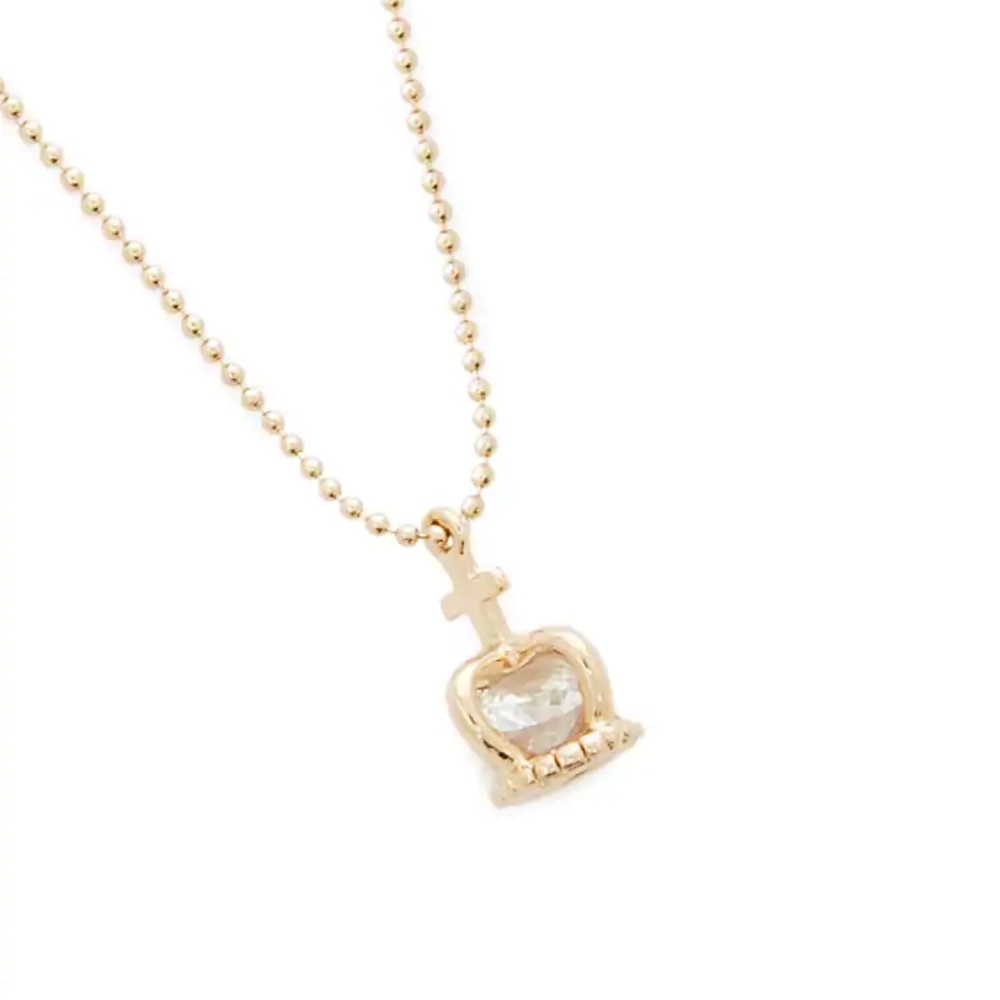 👑 Gold Crown Necklace